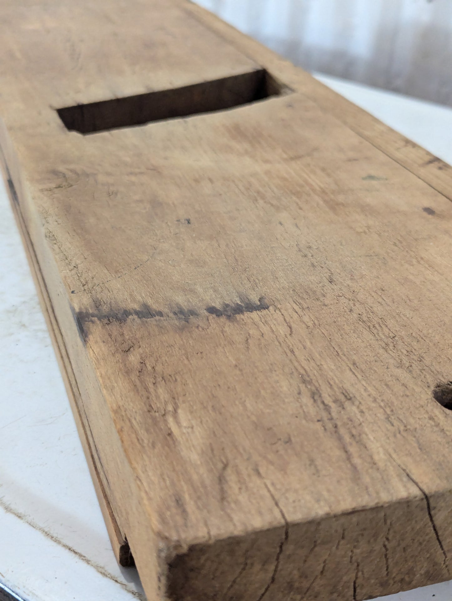 Vintage Handcrafted Wooden Cabbage Shredder - view 3