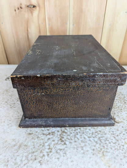 Vintage Handmade Wooden Box - view 2