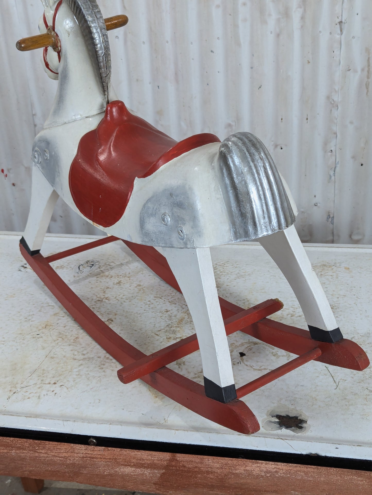 Vintage Harry The Hairless Rocking Horse - view 3