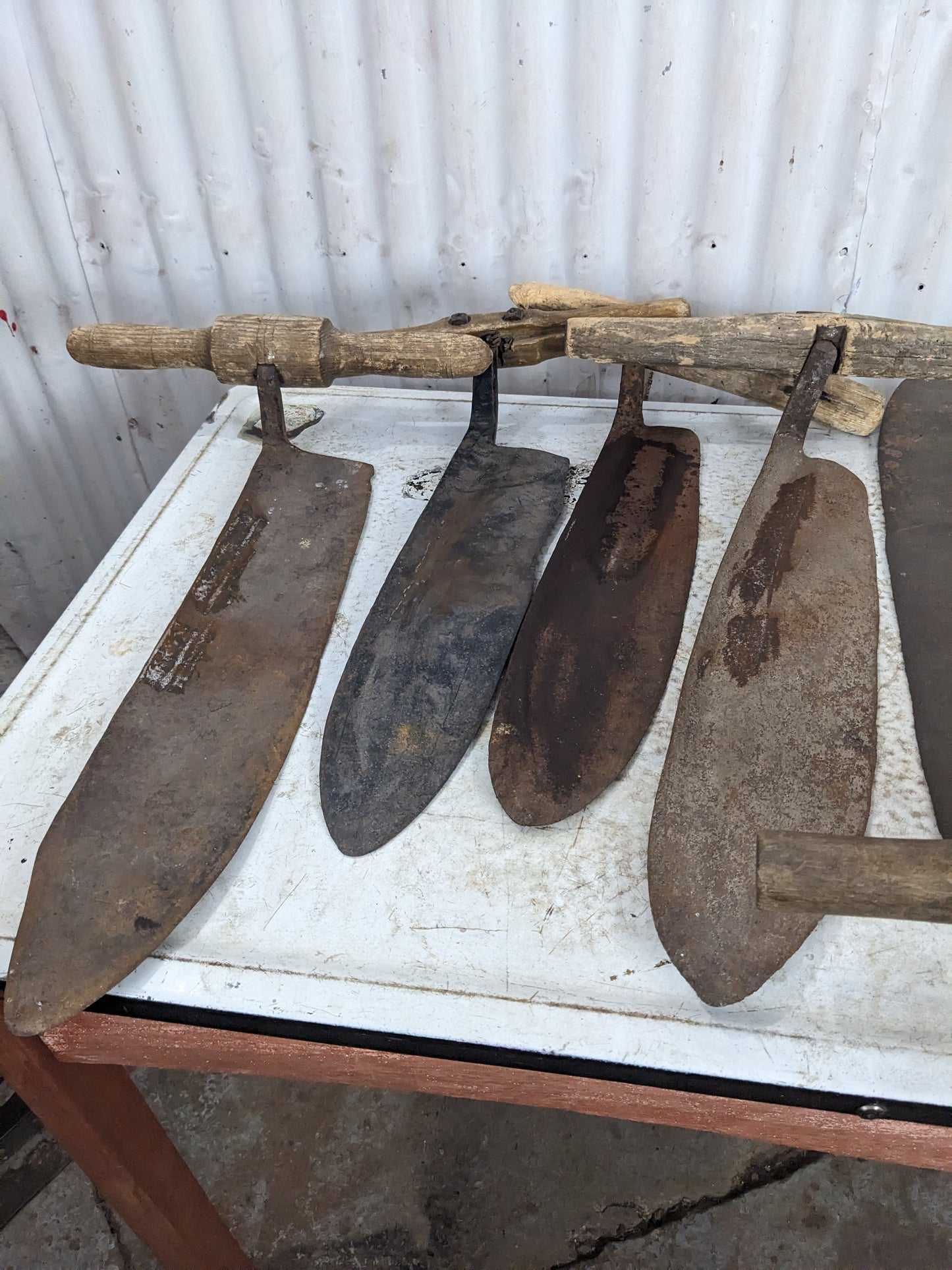 Vintage Hay Knives - view 2