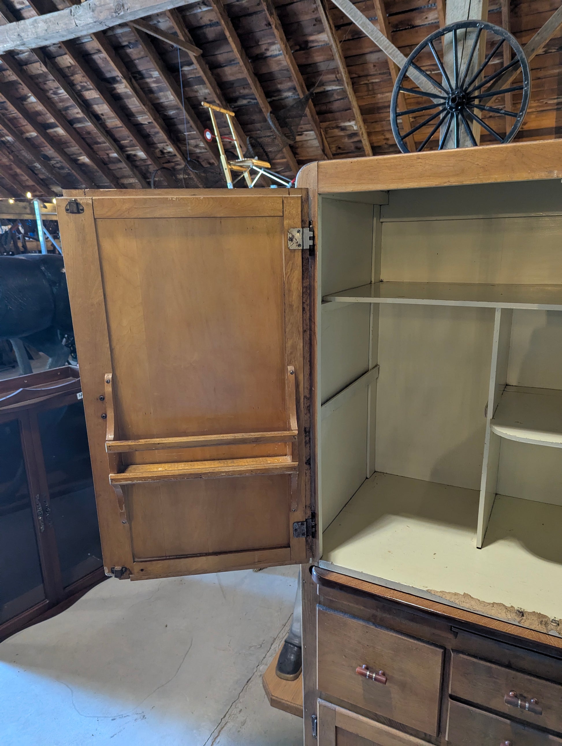 Vintage Hoosier Cabinet - view 3