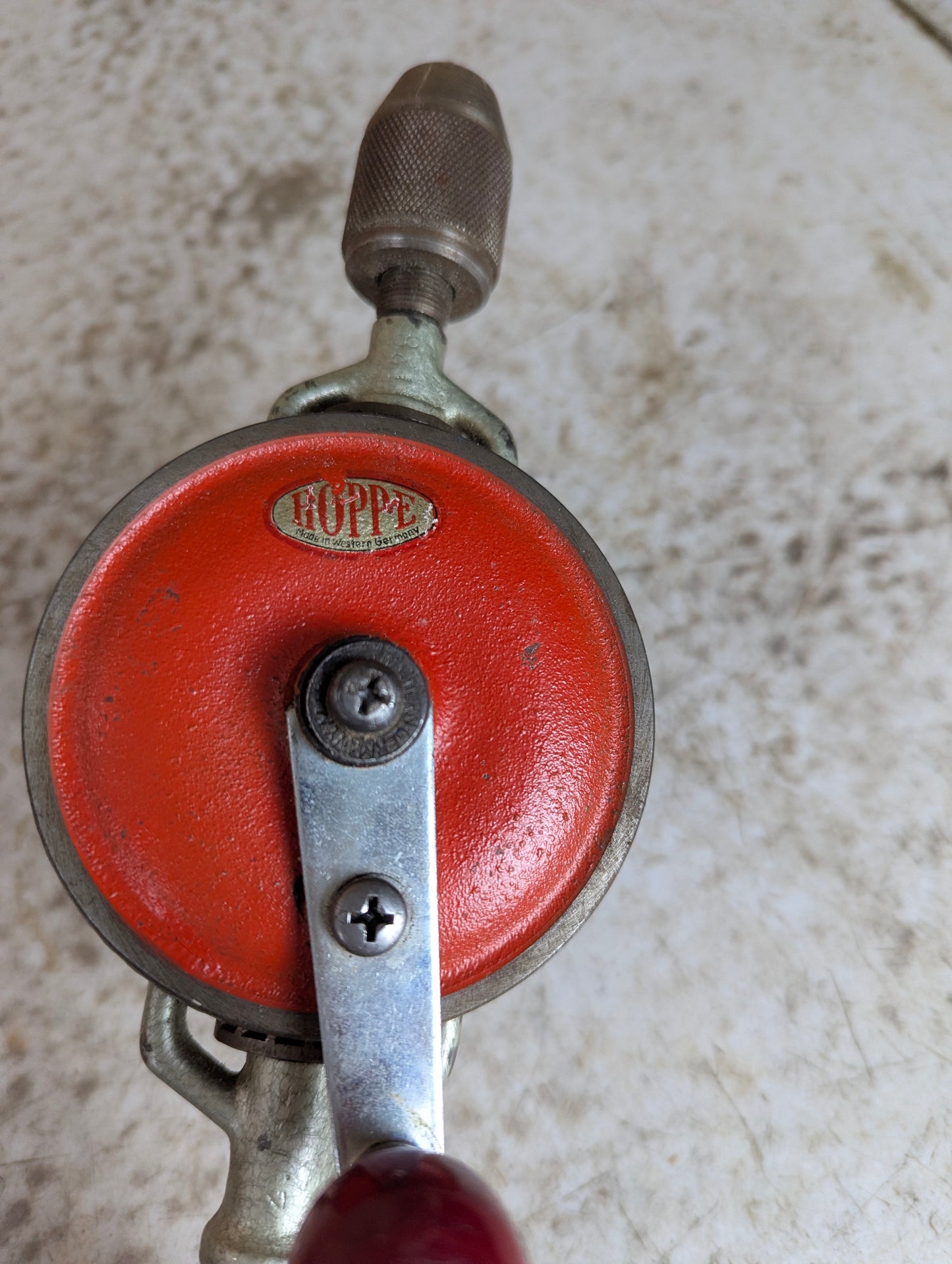 Vintage Hoppe Eggbeater Hand Drill - view 2