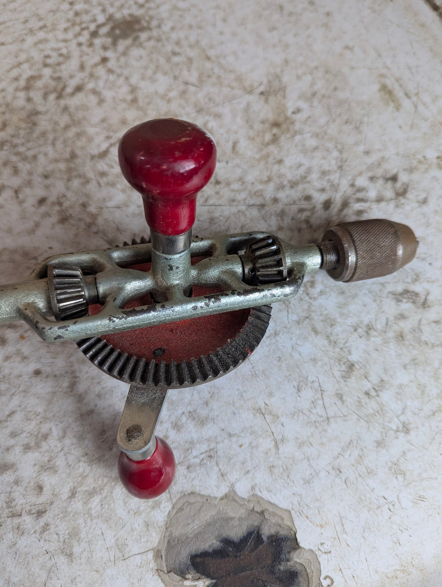 Vintage Hoppe Eggbeater Hand Drill - view 3