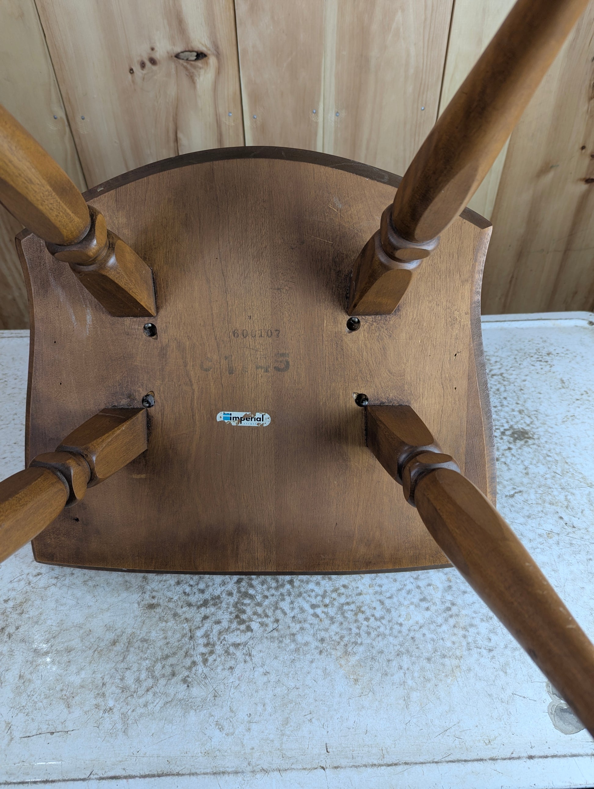 Vintage Imperial Mid Century Maple Chair - view 7