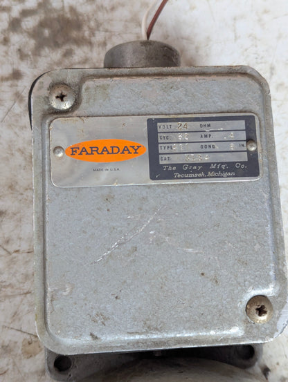 Vintage Industrial Faraday Alarm Bell - view 2