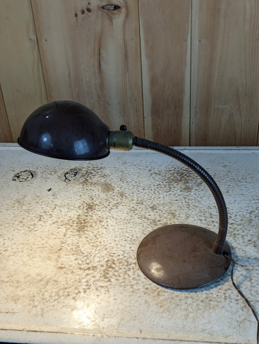Vintage Industrial Metal Goose Neck Desk Lamp