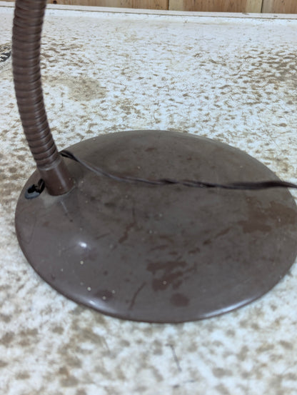 Vintage Industrial Metal Goose Neck Desk Lamp - view 4
