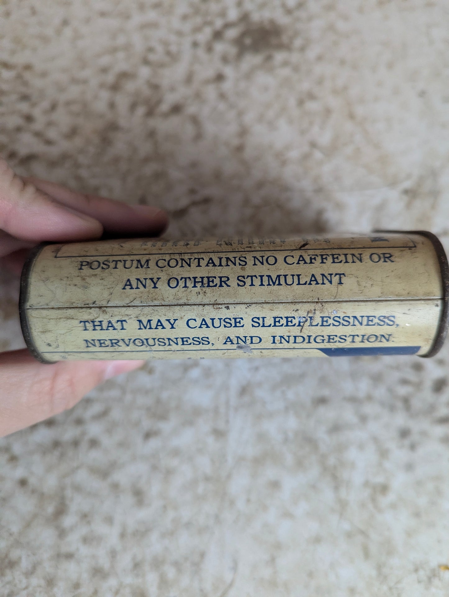 Vintage Instant Potsam Cereal Beverage Tin 4oz - view 4