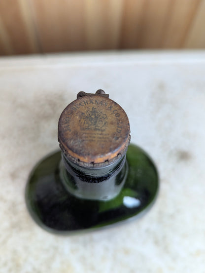 Vintage James Buchanan Green Scottish Whisky Bottle - view 2