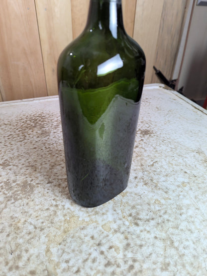 Vintage James Buchanan Green Scottish Whisky Bottle - view 4