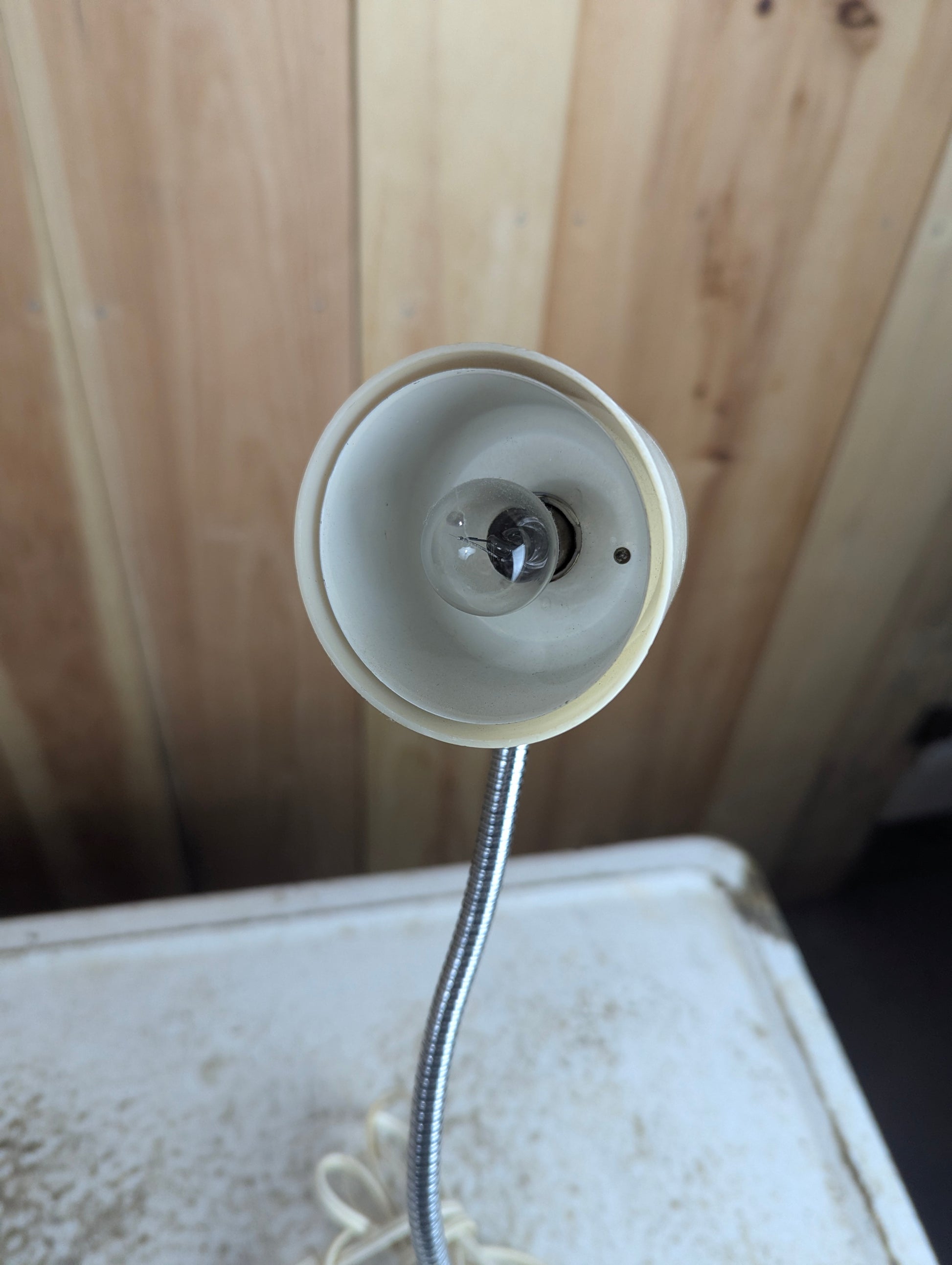 Vintage Japanese Goose Neck Desk Lamp - view 3