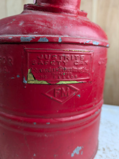 Vintage Justrite Safety Gas Can - view 2