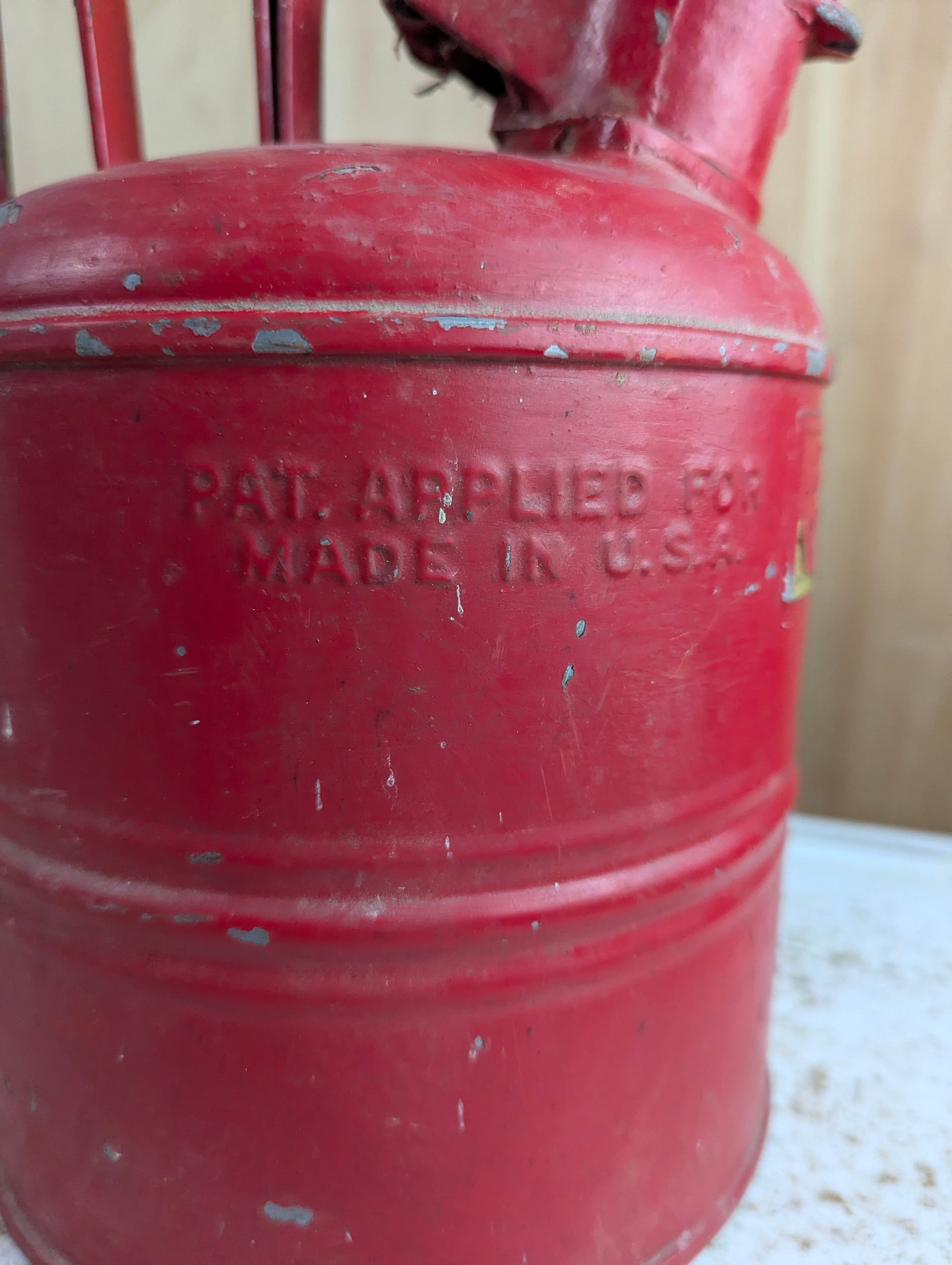 Vintage Justrite Safety Gas Can - view 3