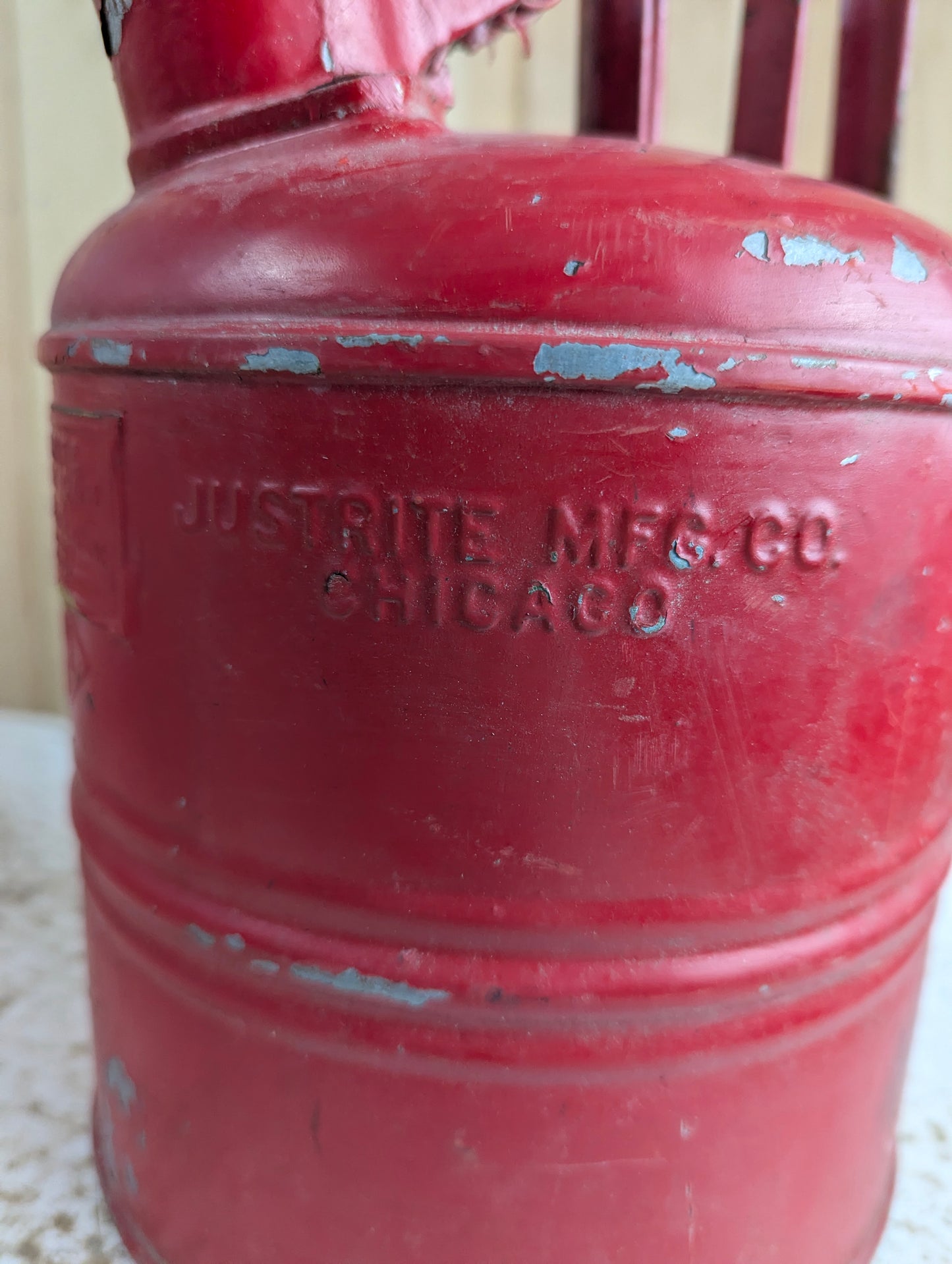 Vintage Justrite Safety Gas Can - view 4