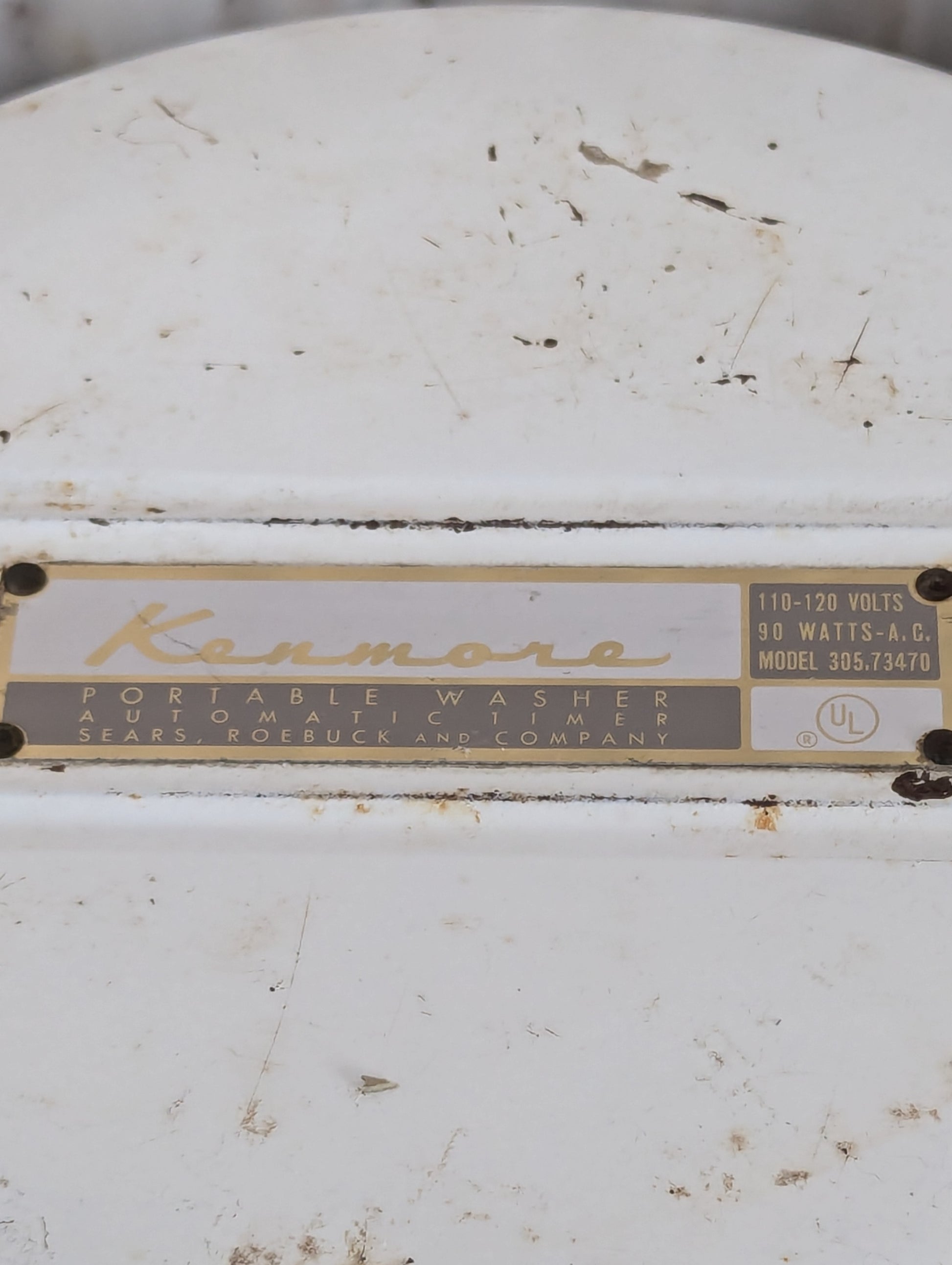 Vintage Kenmore Portable Clothes Washer Model 305-73470 - view 4