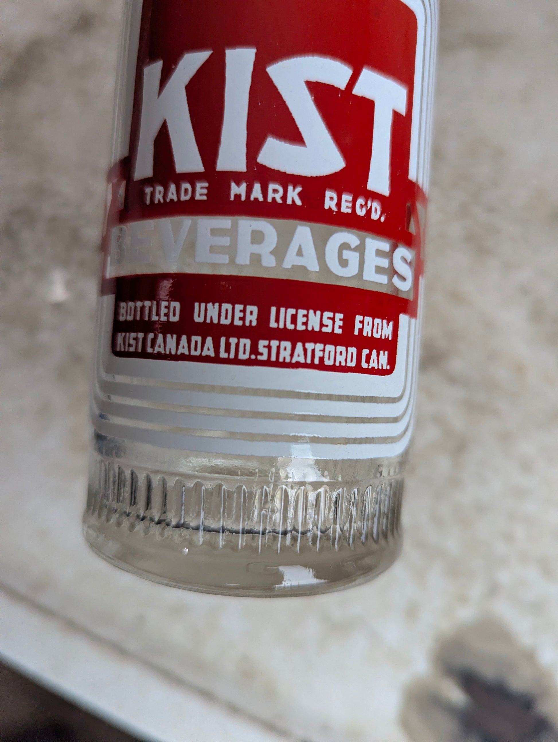 Vintage Kist 11 Fl. Oz. Soda Bottle - view 3