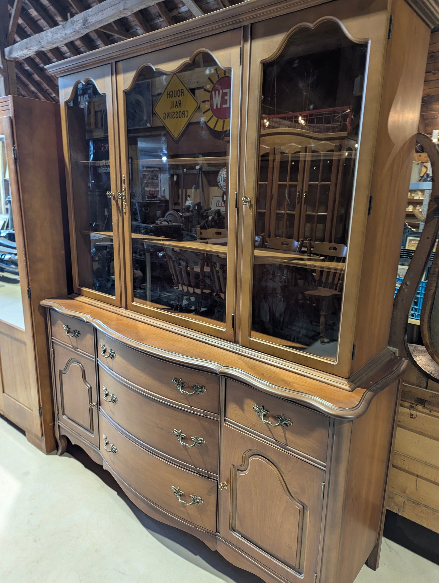 Vintage Knechtel Buffet and Hutch