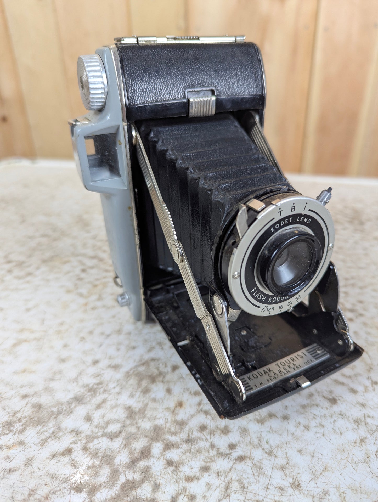 Vintage Kodak Tourist Camera - view 2