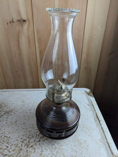 Vintage Lamplight Farms Oil Lamp