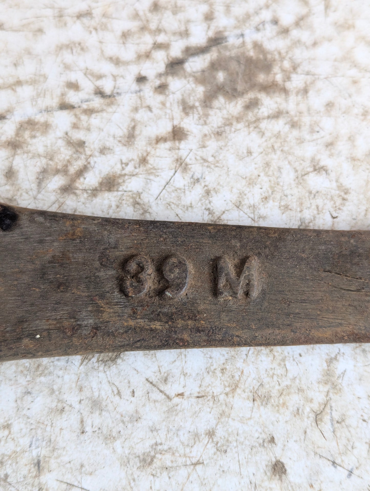 Vintage Large 3 1/8" 2 3/8" Tractor Wrench - view 2