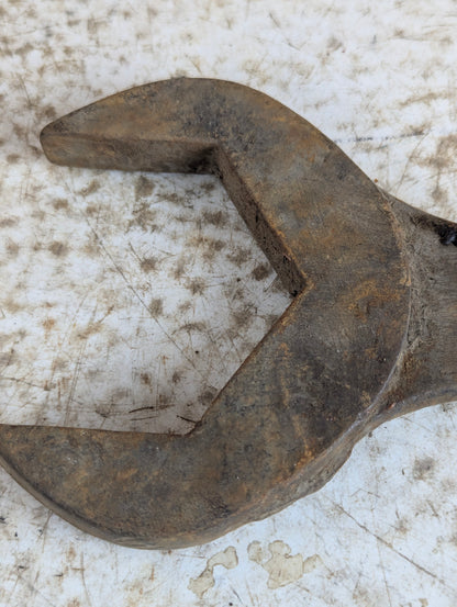 Vintage Large 3 1/8" 2 3/8" Tractor Wrench - view 3
