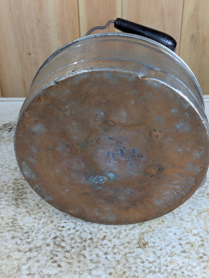 Vintage Large GSW Solid Copper Chrome Plated Kettle - view 5