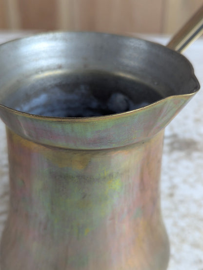 Vintage Lebanese Brass Coffee Tea Pot - view 6