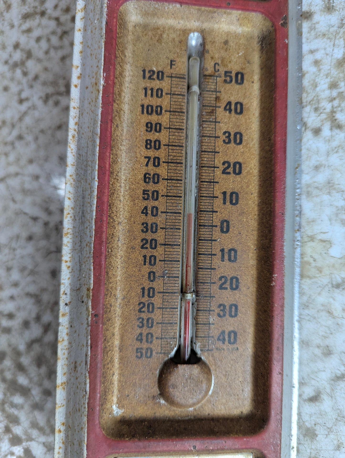 Vintage Lennox Thermometer - view 3