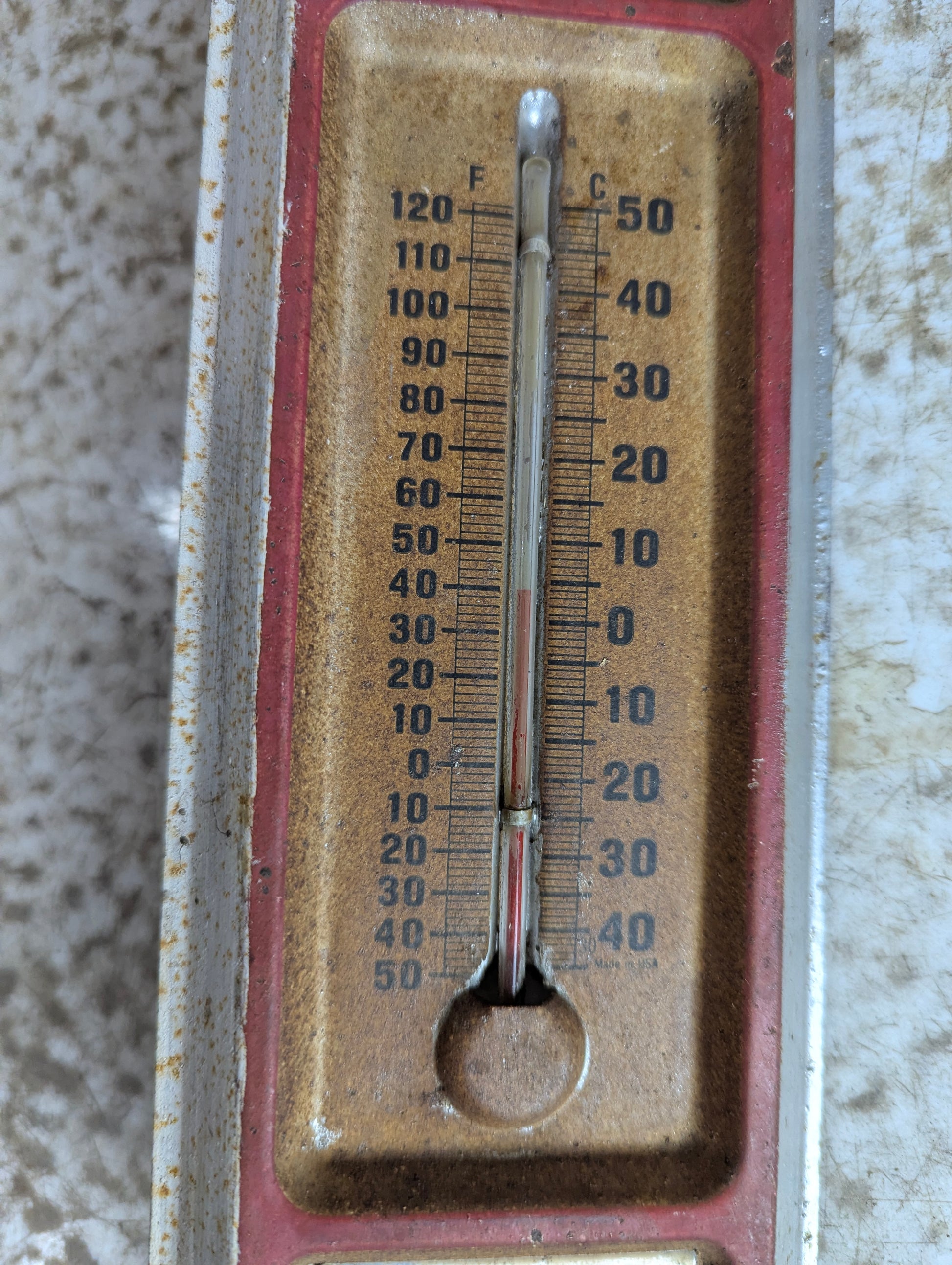 Vintage Lennox Thermometer - view 3