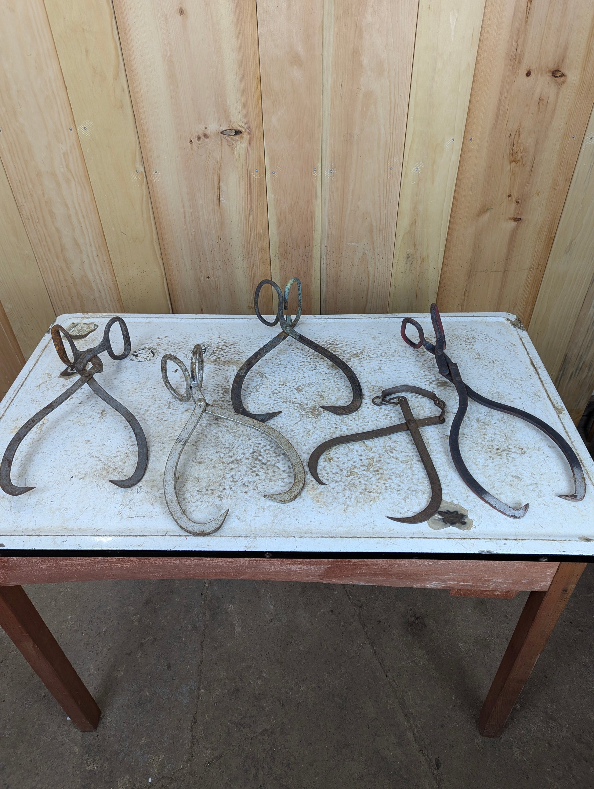 Vintage Log Tongs