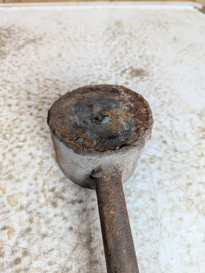 Vintage Long Handled Smelting Ladle - view 2