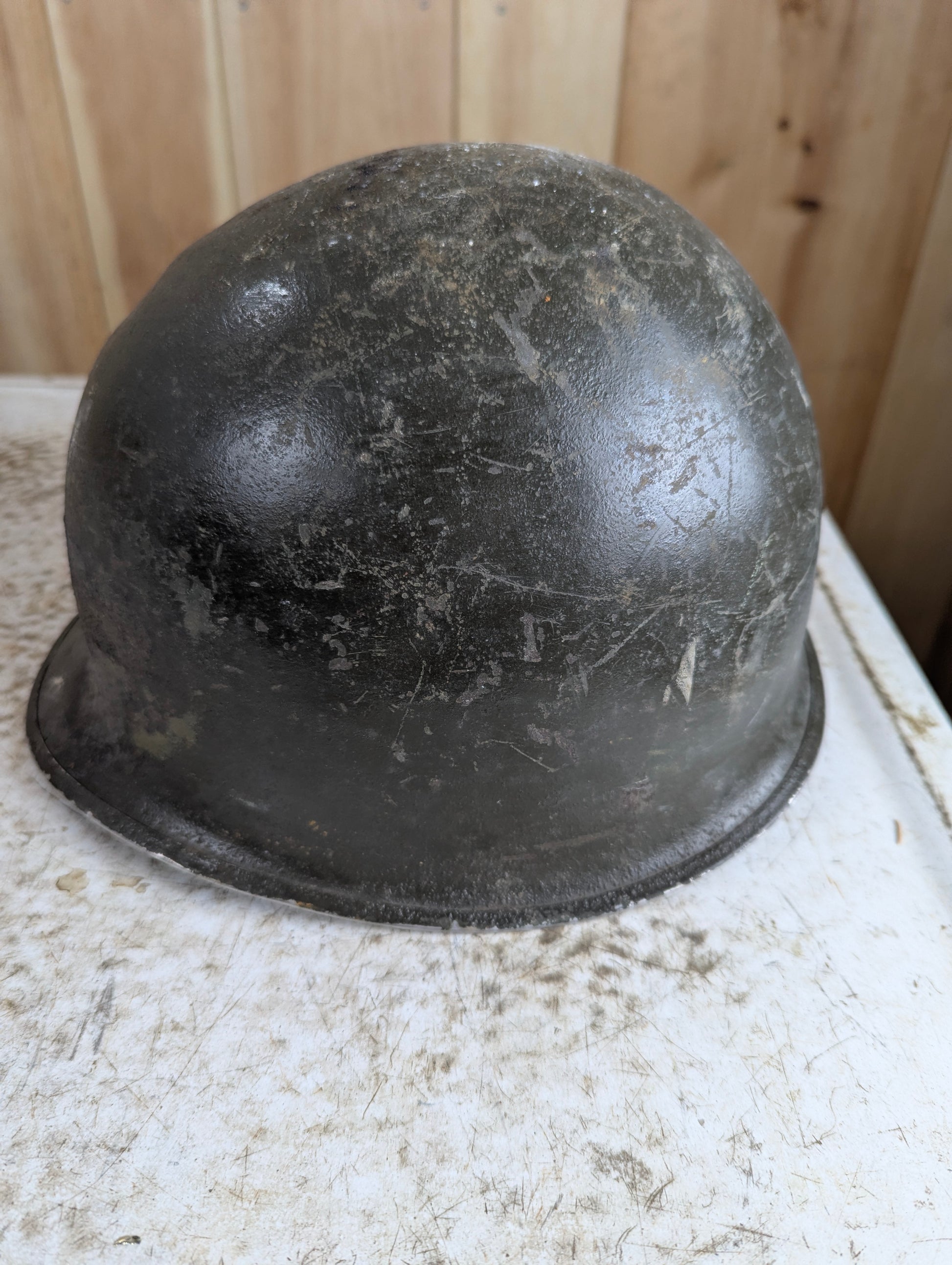 Vintage M1 Military Helmet - view 2