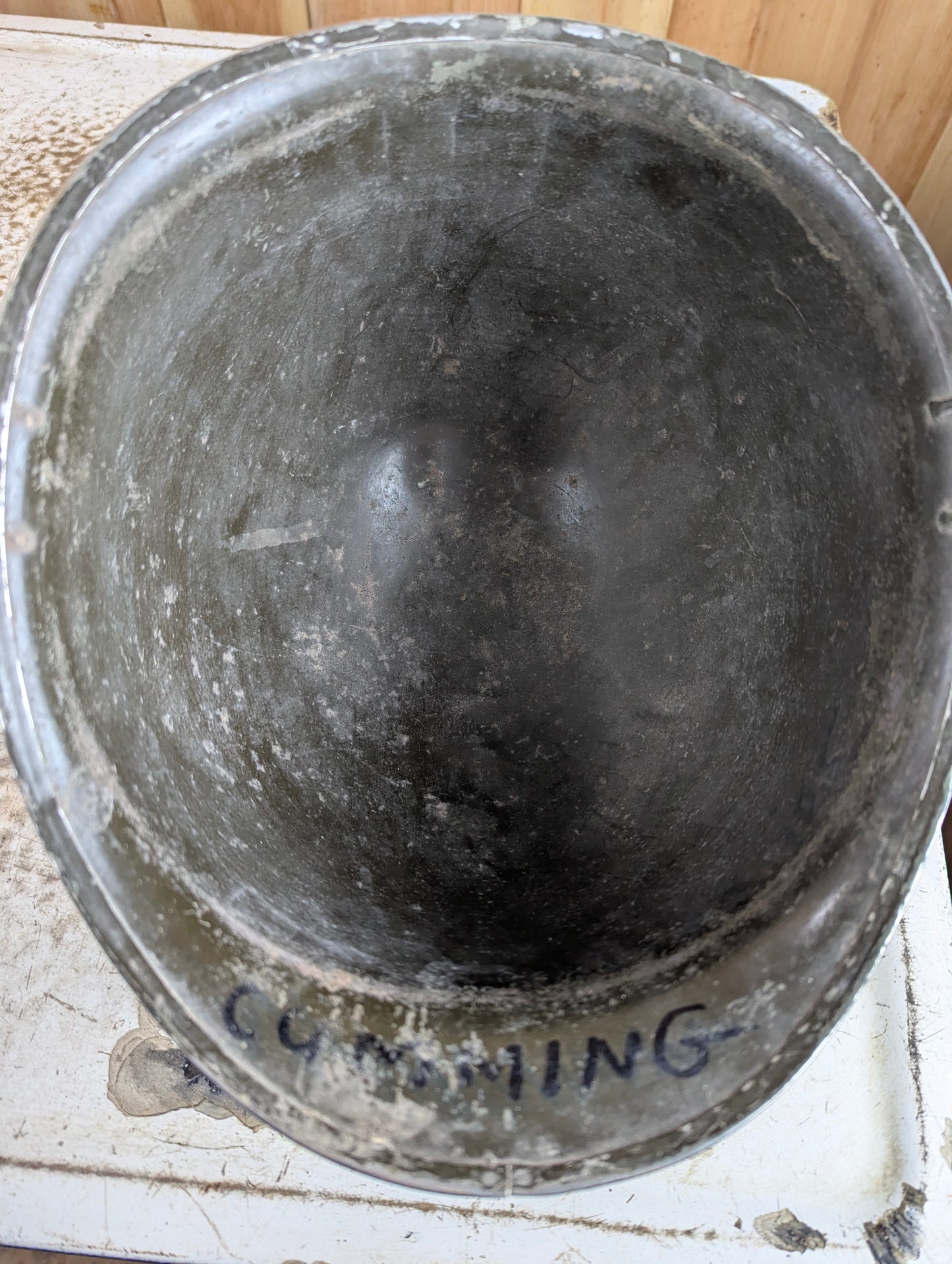 Vintage M1 Military Helmet - view 5