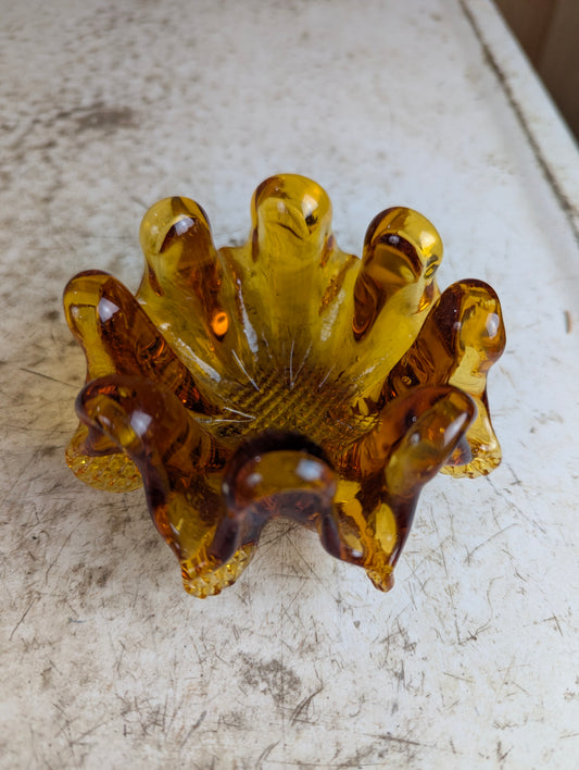 Vintage MCM Murano Style Tinket Bowl