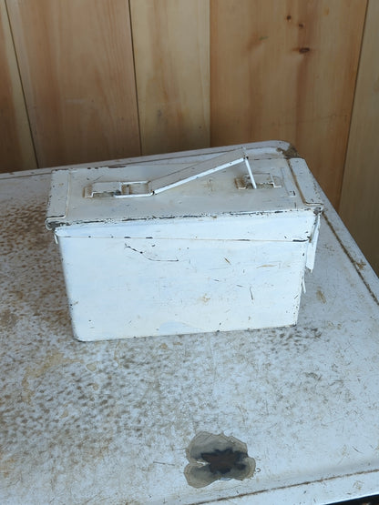 Vintage Metal Ammo Box