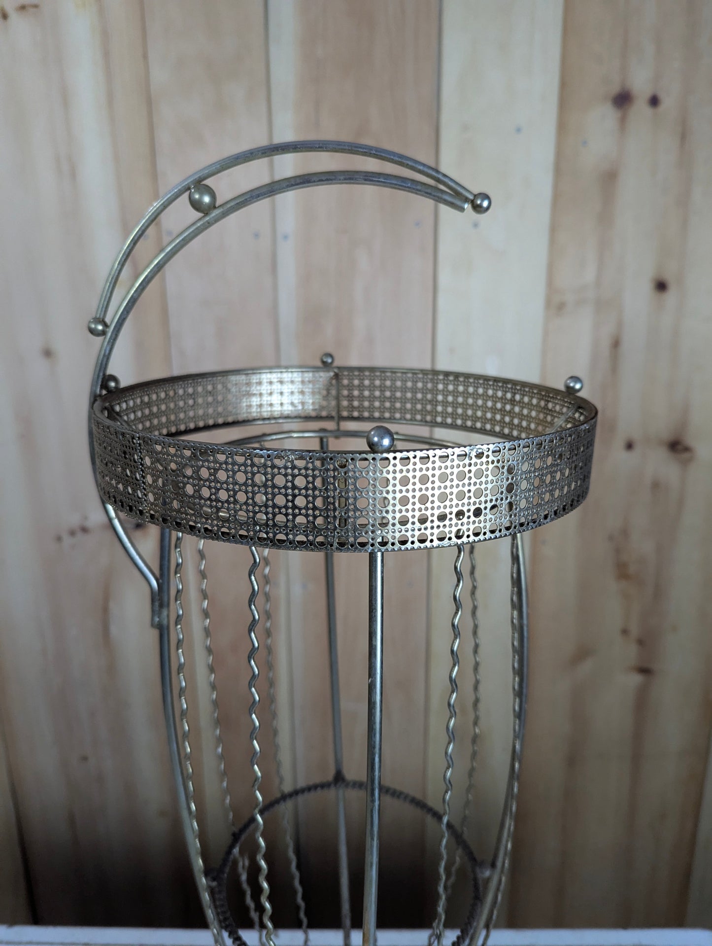 Vintage Metal Ashtray Stand - view 2