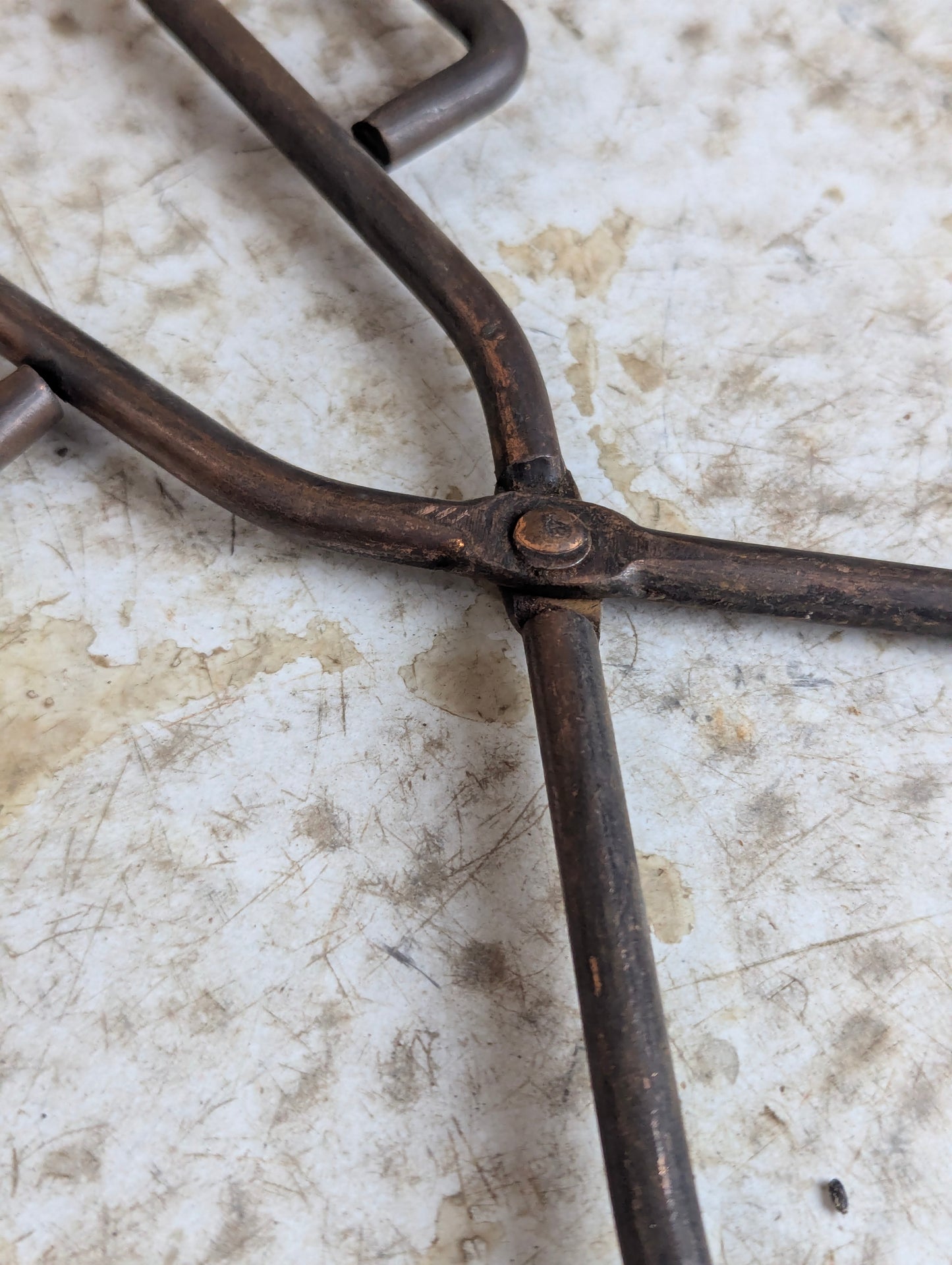 Vintage Metal Fire Tongs - view 4