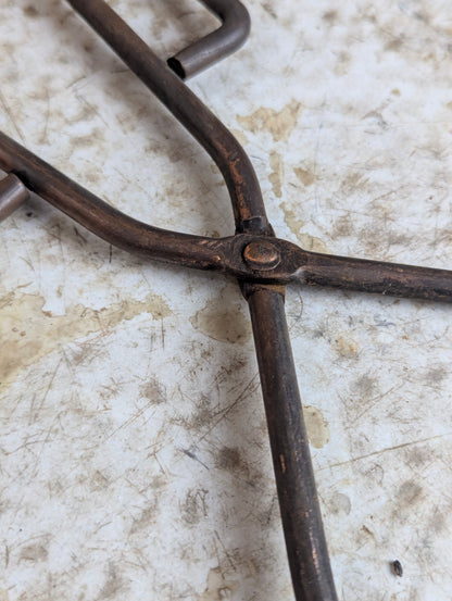 Vintage Metal Fire Tongs - view 4