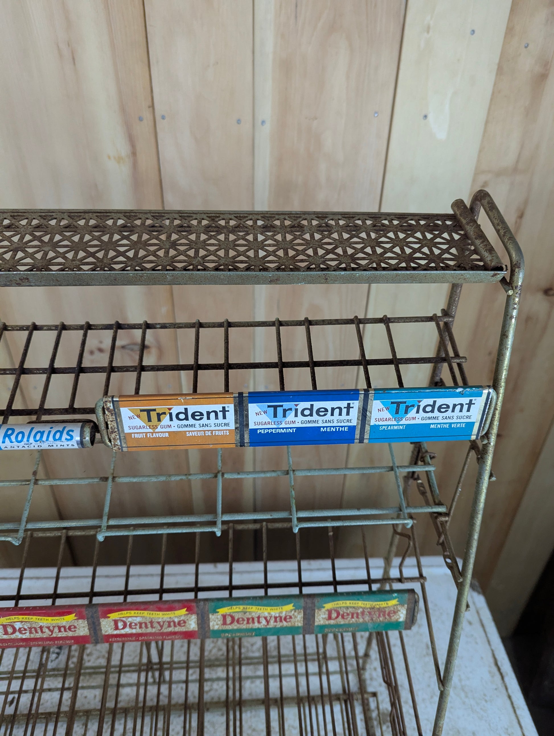Vintage Metal Retail Gum & Mints Display Rack - view 3