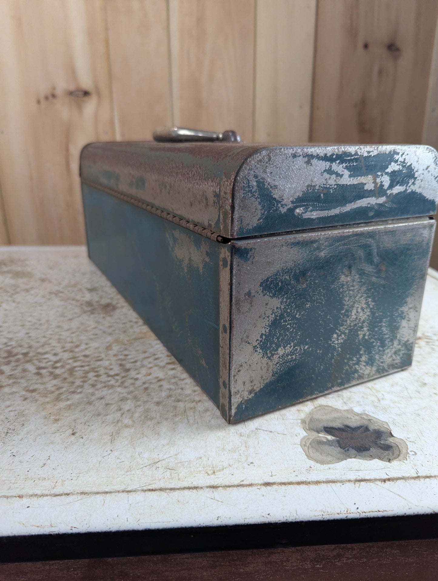 Vintage Metal Tool Box - view 2