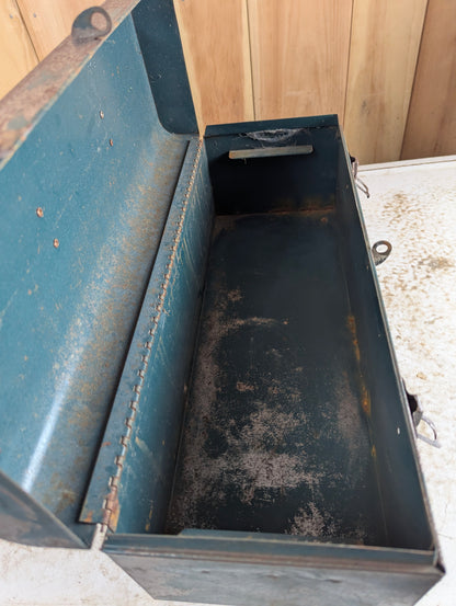 Vintage Metal Tool Box - view 3