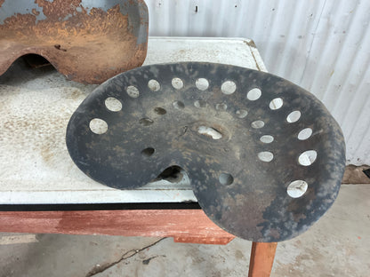 Vintage Metal Tractor Seats - view 3
