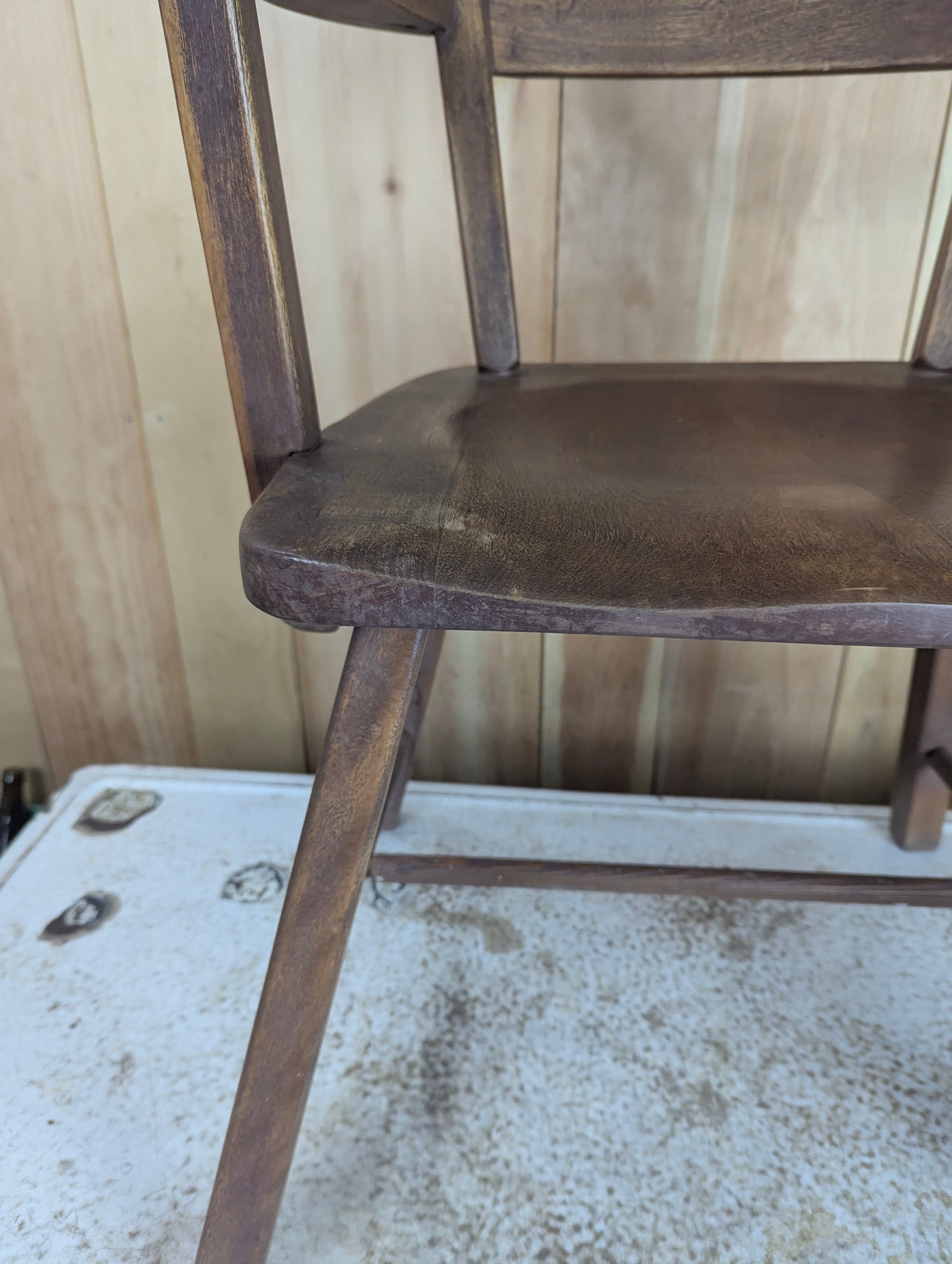 Vintage Mid Century Imperial Loyalist Solid Wood Chair - view 3