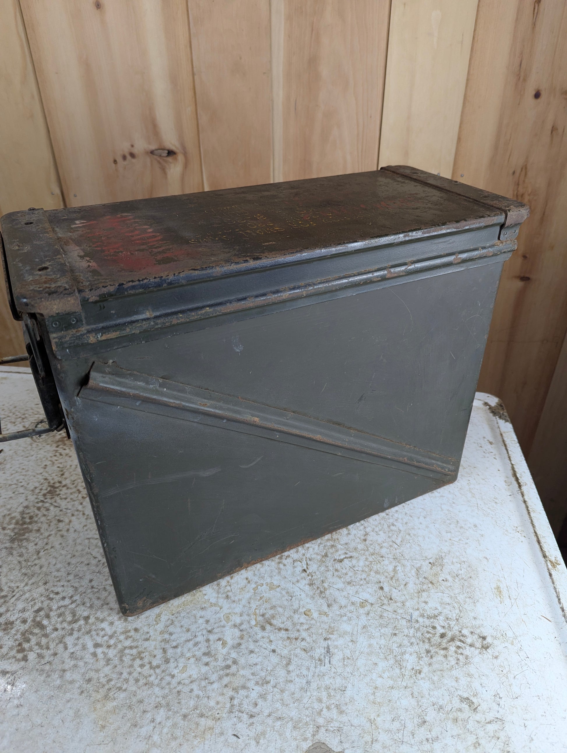 Vintage Military M61 Vulcan 20mm Ammo Can Box - view 2
