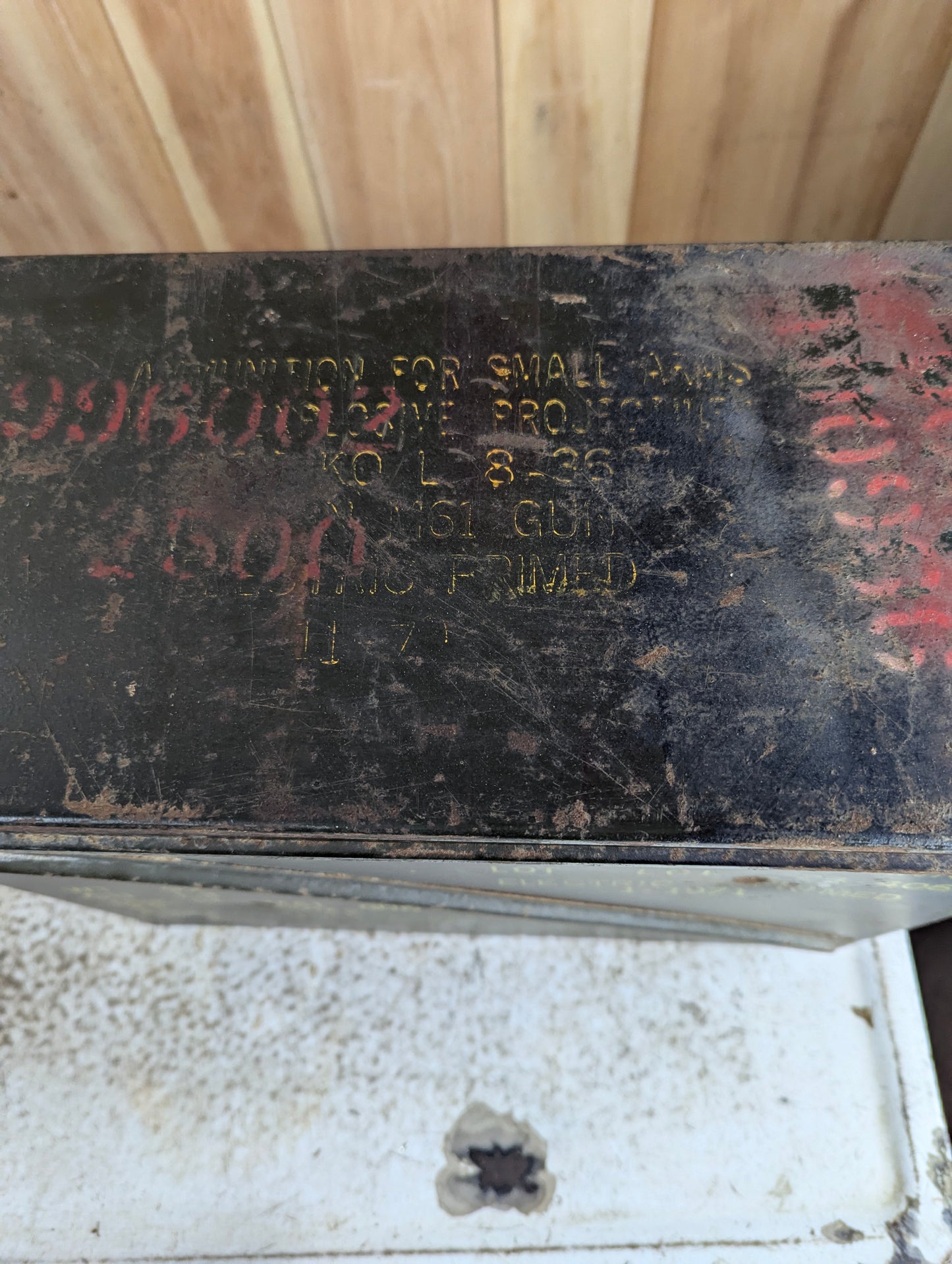 Vintage Military M61 Vulcan 20mm Ammo Can Box - view 3