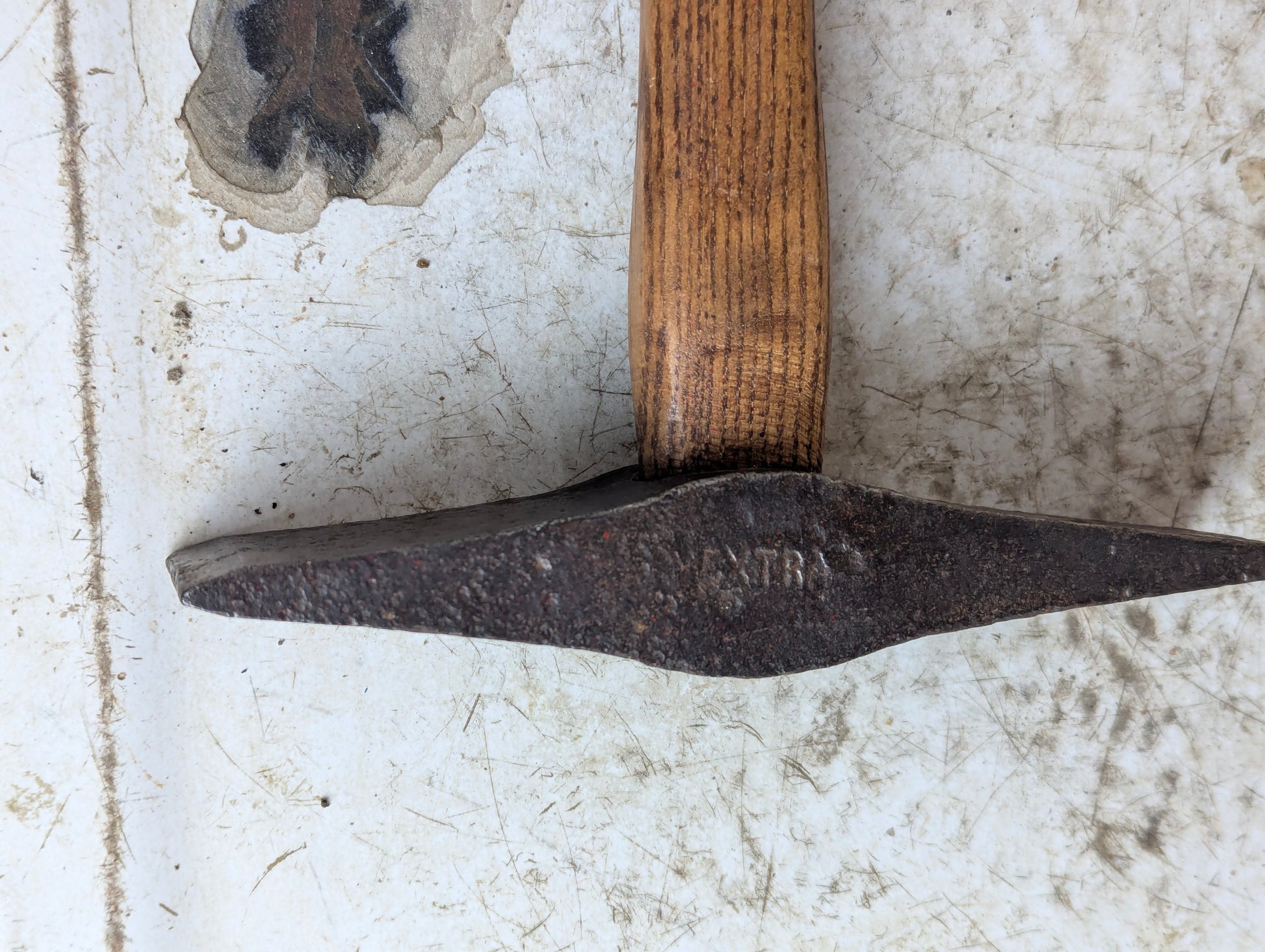 Vintage Mill Stone Hammer Pick - view 2