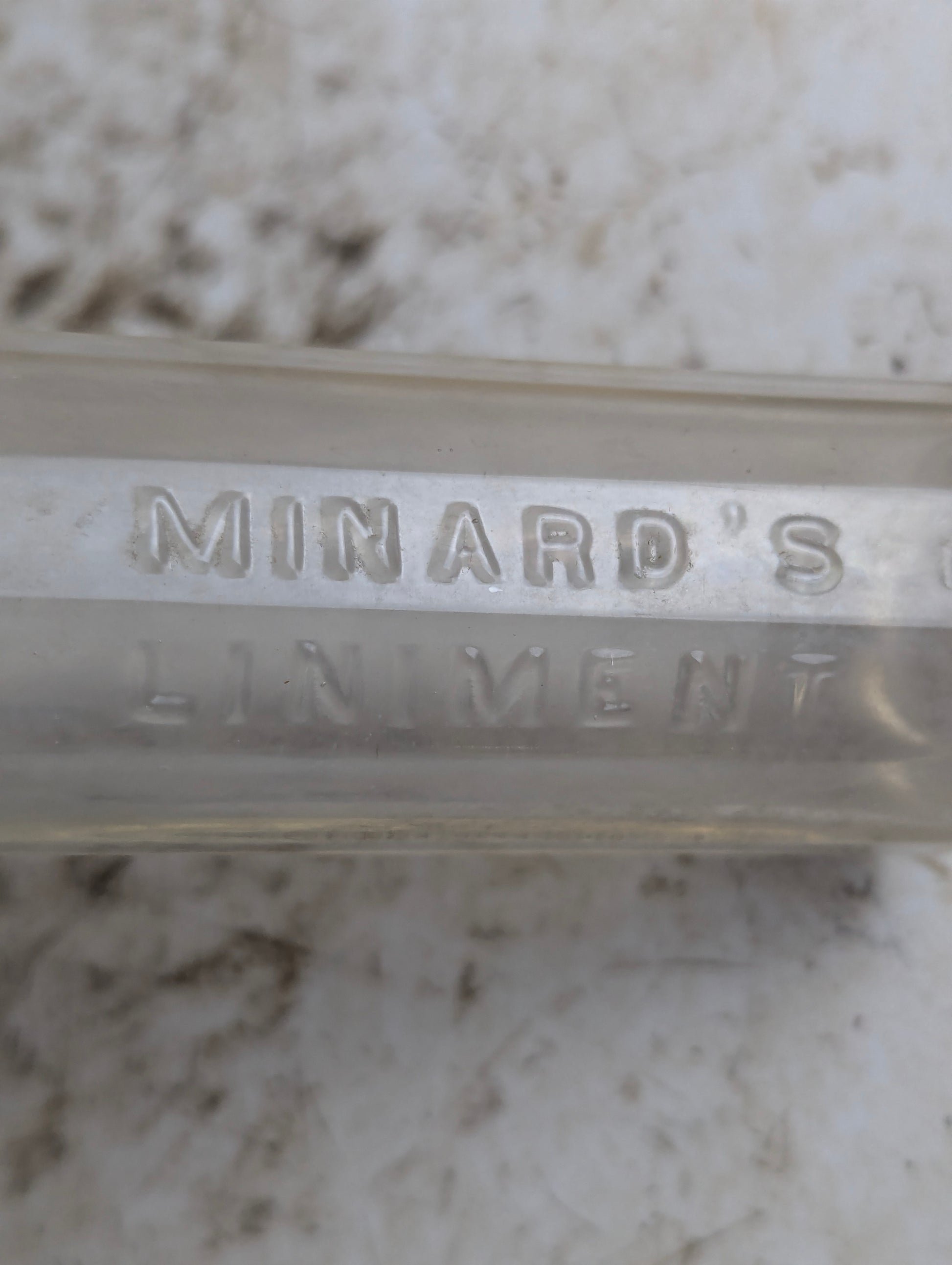 Vintage Minard's Liniment Patent Medicine Bottle - view 2
