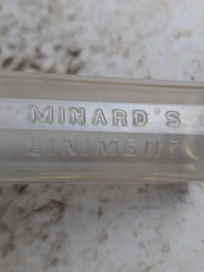 Vintage Minard's Liniment Patent Medicine Bottle - view 2