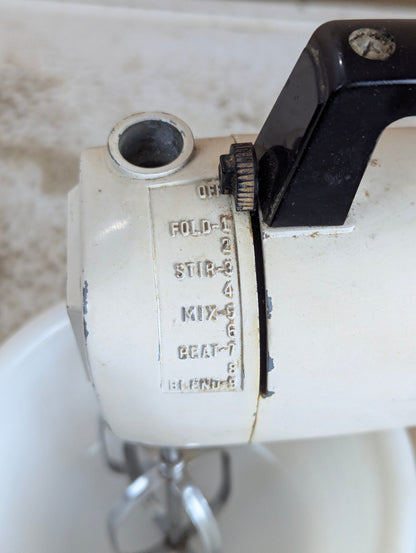 Vintage Montgomery Ward Electric Food Mixer - view 3
