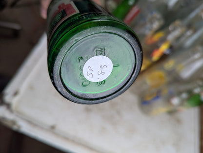 Vintage Mountain Dew 10oz Hillbilly 'Filled by Essie and Bill'  Green Glass ACL Soda Bottle - view 7